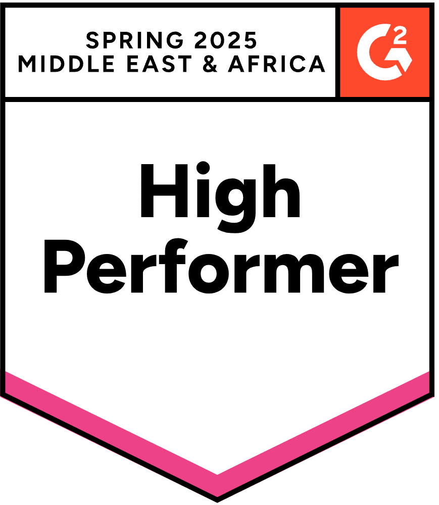 Badge for high performer in Middle East & Africa