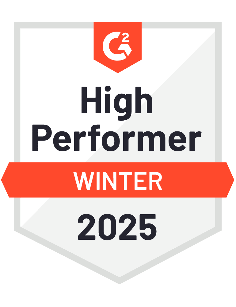 G2 badge for high performer of 2024